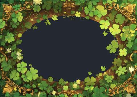 Preview for Shamrock-frame-design-st-patricks-template-e2d4b