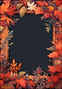 Preview for Autumn-leaves-frame-template-fall-frame-45792
