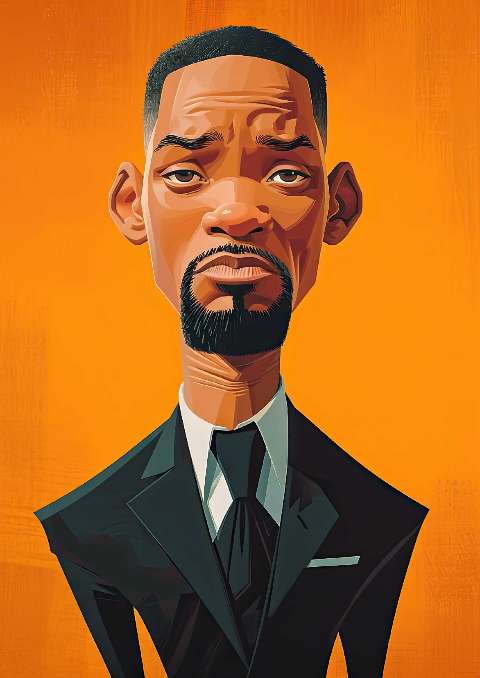 Preview for Will-smith-illustration-portrait-celebrities-template-d4e09