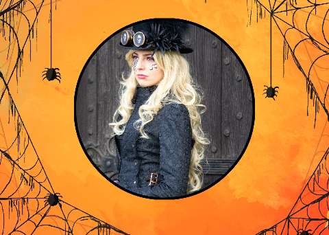 Preview for Steampunk-halloween-portrait-template-59555