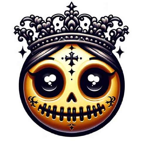 Preview for Sugar-skull-crown-art-aiemojistyles-template-072aa