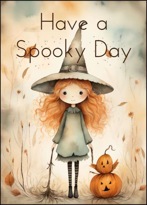 Preview for Spooky-day-greeting-card-halloween-template-863a9