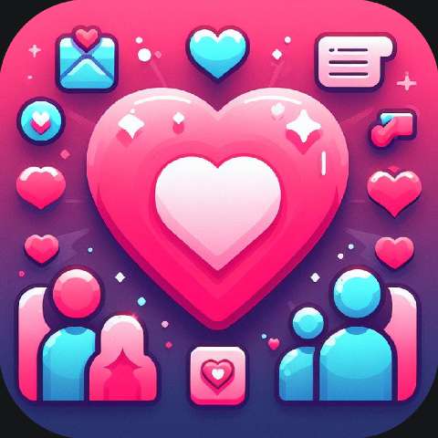 Preview for Heart-icons-social-media-love-app-template-dda59