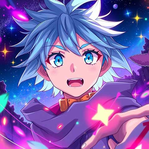 Preview for Anime-boy-magical-powers-aicartoon-template-61307