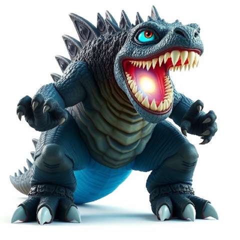 Preview for Godzilla-toy-figure-aimonsterstyle-template-61e3a