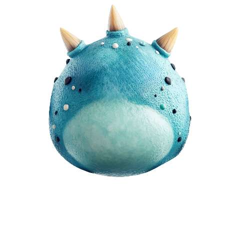 Preview for Blue-monster-plush-toy-monster-torso-template-d617d