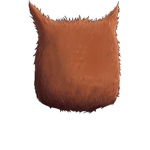 Preview for Brown-furry-object-illustration-monster-torso-template-2b71b