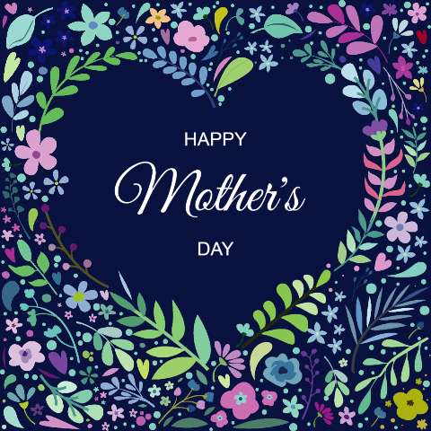 Preview for Happy-mothers-day-floral-wreath-template-65008