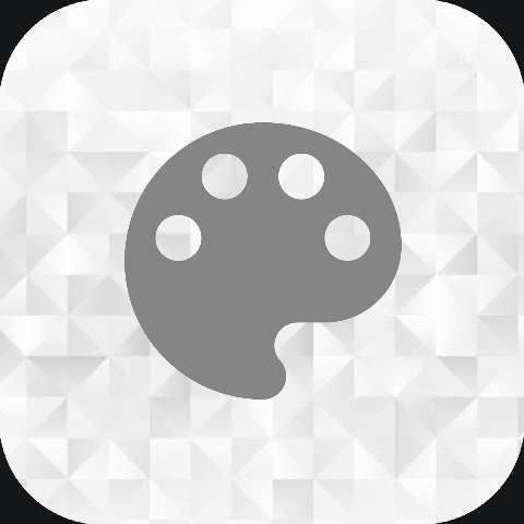 Preview for Painter-palette-icon-design-diamond-icon-template-90289