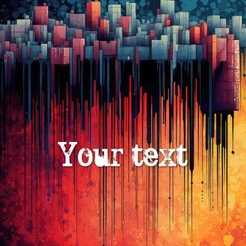 Preview for Vibrant-cityscape-background-instagram-post-template-ab83c