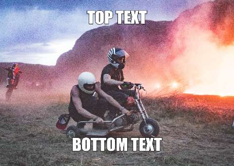 Preview for Go-kart-riders-near-wildfire-meme-classic-template-2a2ba