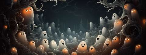Preview for Halloween-ghostly-forest-gathering-halloween-social-template-72638