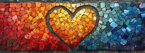 Preview for Mosaic-heart-art-piece-valentines-facebook-template-0d51f