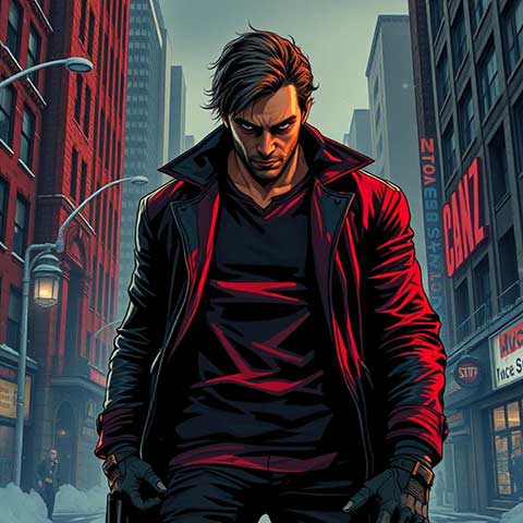 Preview for Dark-city-vigilante-illustration-aistylized-template-f802a