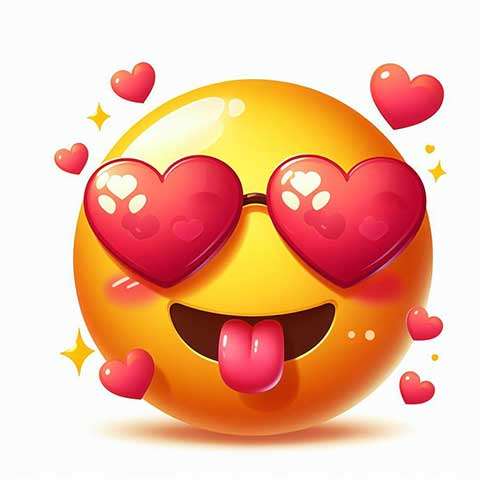 Preview for Love-emoji-heart-sunglasses-aiemojiclassic-template-c2145