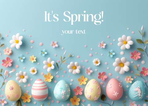 Preview for Spring-easter-eggs-decoration-template-1209b