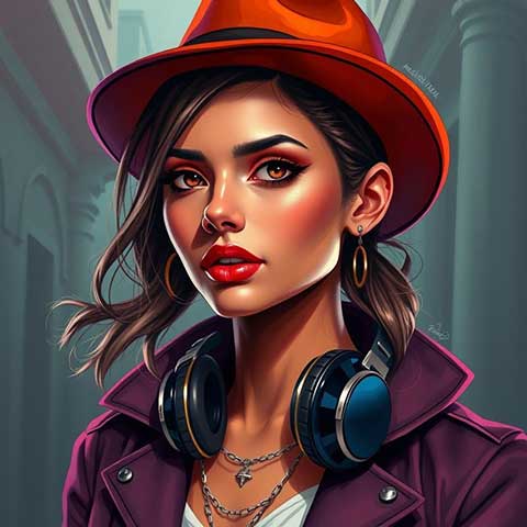 Preview for Modern-woman-urban-style-aistylized-template-8149a