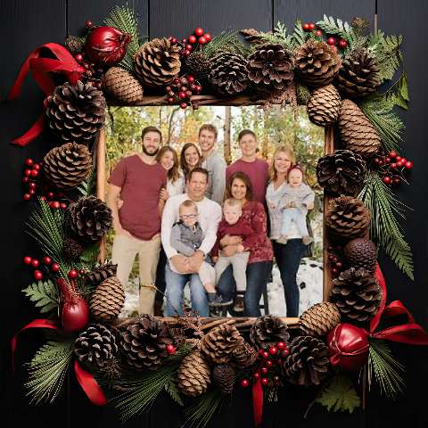 Preview for Christmas-family-photo-frame-christmas-frame-template-e1af2