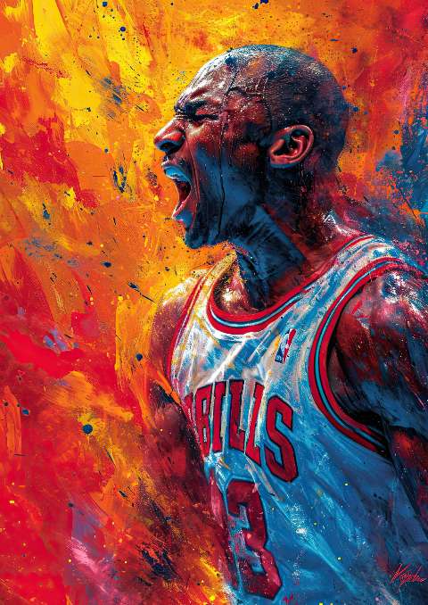 Preview for Chicago-bulls-basketball-art-celebrities-template-952b4