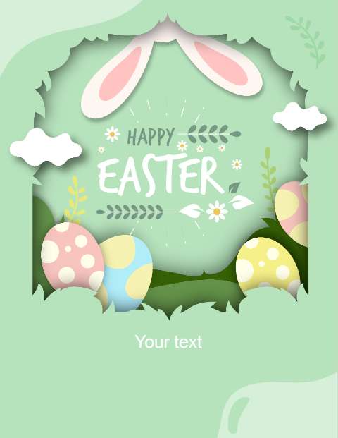 Preview for Happy-easter-card-design-template-ddb88