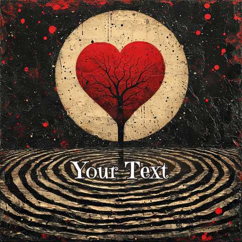 Preview for Heart-tree-template-design-love-15205