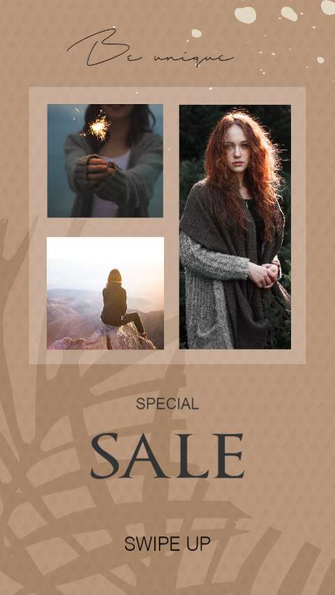 Preview for Special-sale-be-unique-story-collage-template-2df58
