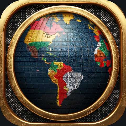 Preview for Global-map-icon-maps-app-template-61058