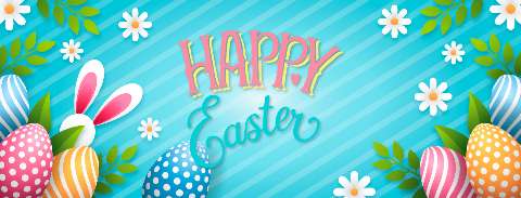 Preview for Easter-celebration-eggs-easter-facebook-template-362be