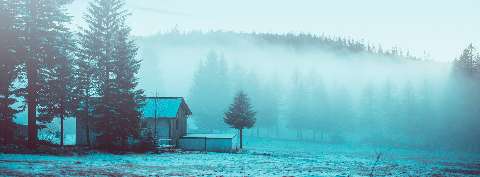 Preview for Misty-cabin-in-the-woods-twitter-header-template-530b2