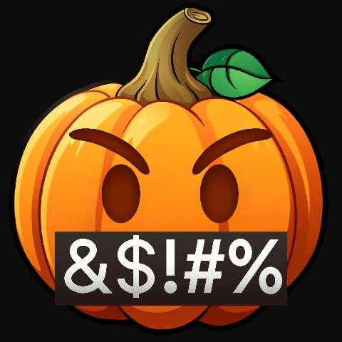 Preview for Angry-pumpkin-emoji-emoji-halloween-template-94273