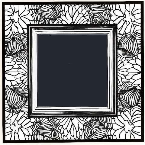 Preview for Floral-frame-template-classic-frame-2960e