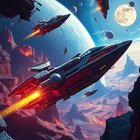 Preview for Spacecraft-orbit-planet-aiunique-template-b2b5d