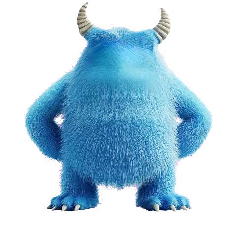 Preview for Sulley-monsters-inc-character-fuzzy-monster-template-4a0d8