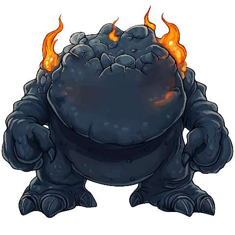 Preview for Magma-monster-illustration-elemental-monster-template-e968c