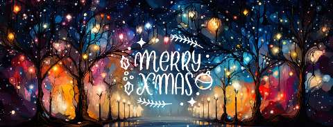 Preview for Merry-christmas-illustration-christmas-facebook-template-32e9d