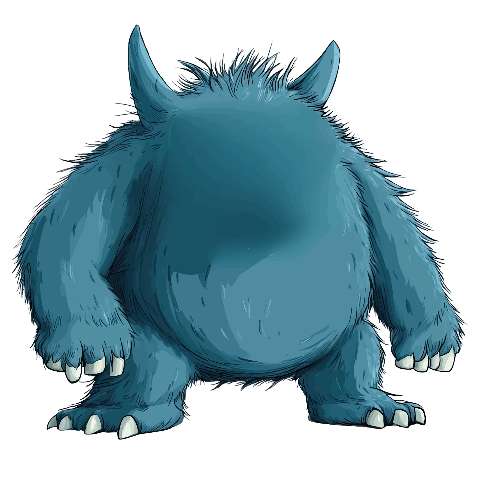 Preview for Blue-monster-illustration-large-monster-template-5947a
