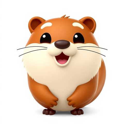 Preview for Cute-cartoon-hamster-3d-aiemojianimals-template-5cd7f