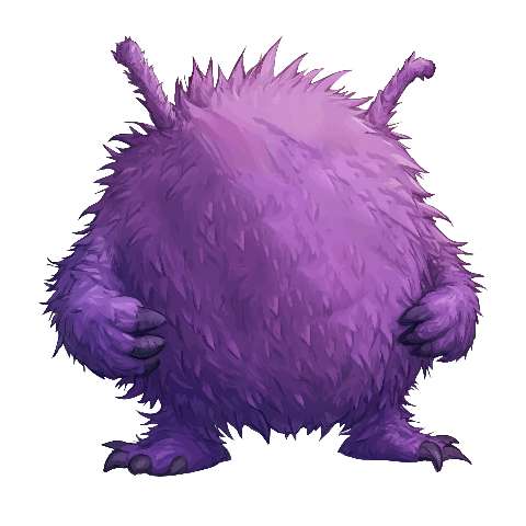 Preview for Purple-furry-creature-illustration-large-monster-template-0d39e