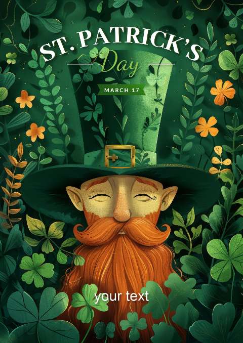 Preview for St-patricks-day-leprechaun-illustration-template-82dfa