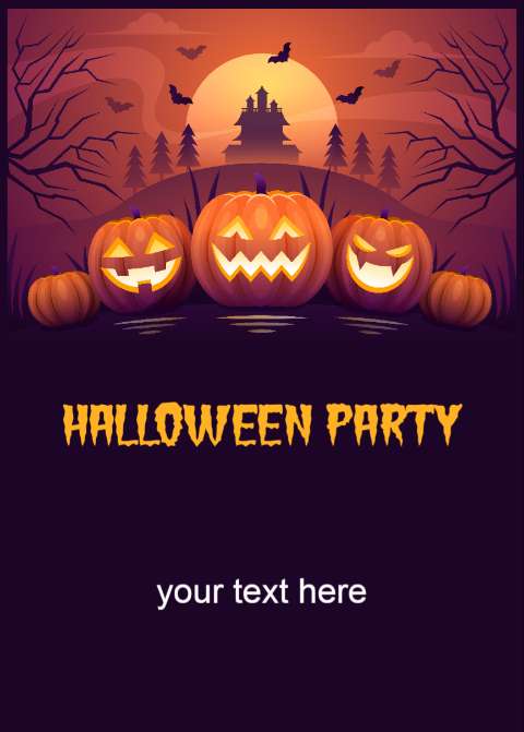 Preview for Halloween-party-invitation-template-halloween-flyer-94550