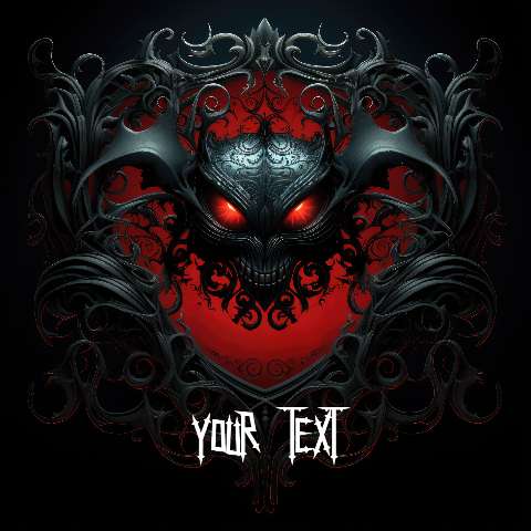 Preview for Dark-skull-design-template-halloween-post-8d59a