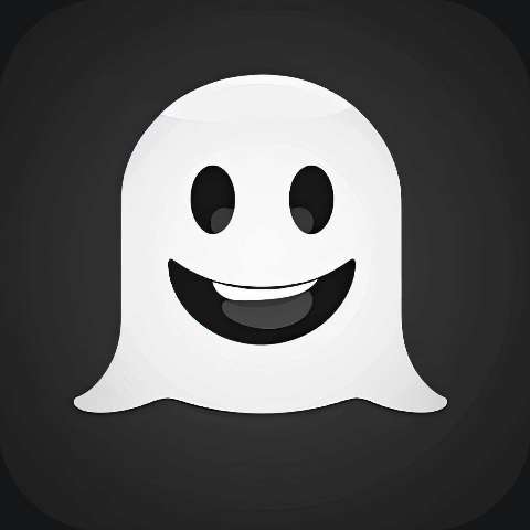 Preview for Friendly Ghost Icon Template