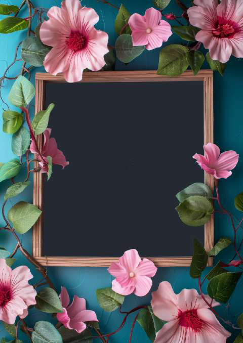 Preview for Floral-chalkboard-frame-mothers-day-template-2b295