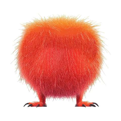 Preview for Red-furry-creature-colorful-monster-template-9f9a0