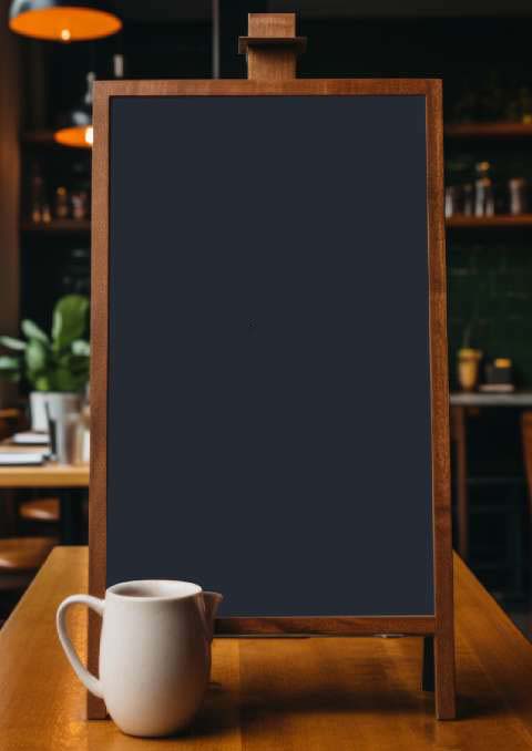 Preview for Cafe-chalkboard-display-classic-frame-template-2abca