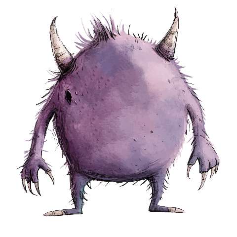 Preview for Purple-monster-illustration-ugly-monster-template-93bc2