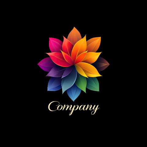 Preview for Vibrant-company-logo-design-logo-flower-template-fbb0d
