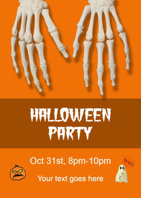 Preview for Halloween-party-invitation-template-halloween-flyer-b04eb