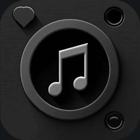 Preview for Modern-music-app-icon-dark-alloy-template-0d08a