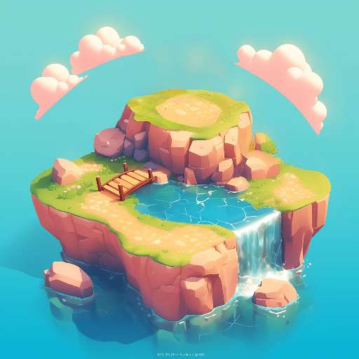 Preview for Serene-island-oasis-pink-tiny-template-51edf